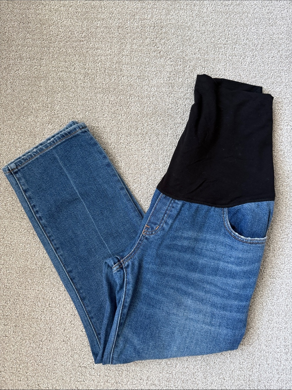 Hatch straight over the belly jeans These